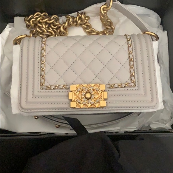 CHANEL Handbags - Chanel boy small jacket bag